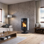 Krbová kamna ABX Arktis 8 otočný mastek, černý